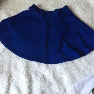 Royal blue skater skirt